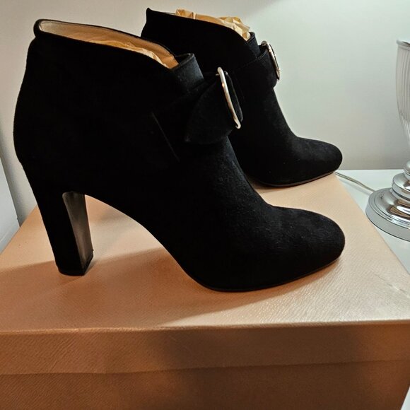 Prada black suede booties - Picture 6 of 9